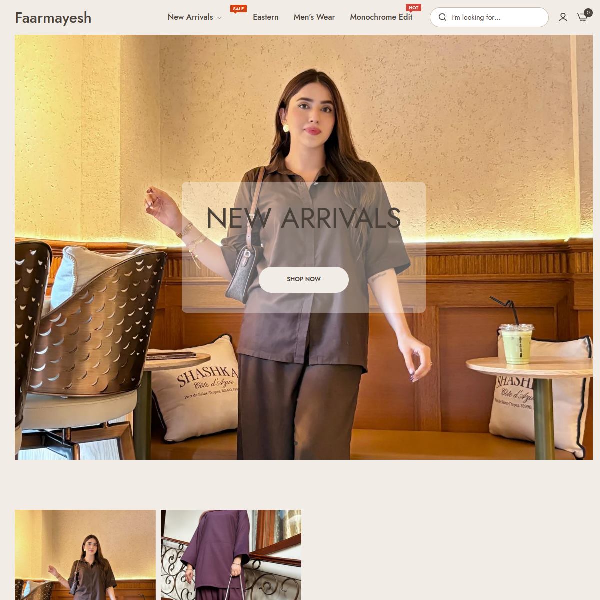 Preview of Faarmayesh homepage