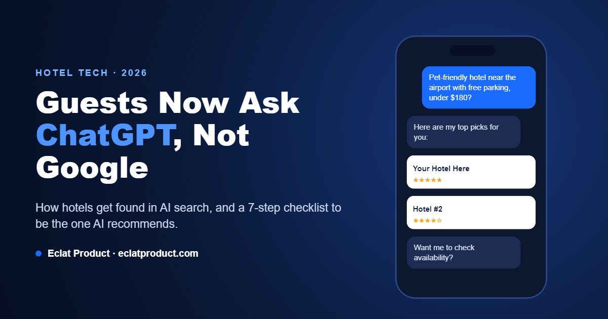 Guests Now Ask ChatGPT, Not Google: How Hotels Get Found in AI Search