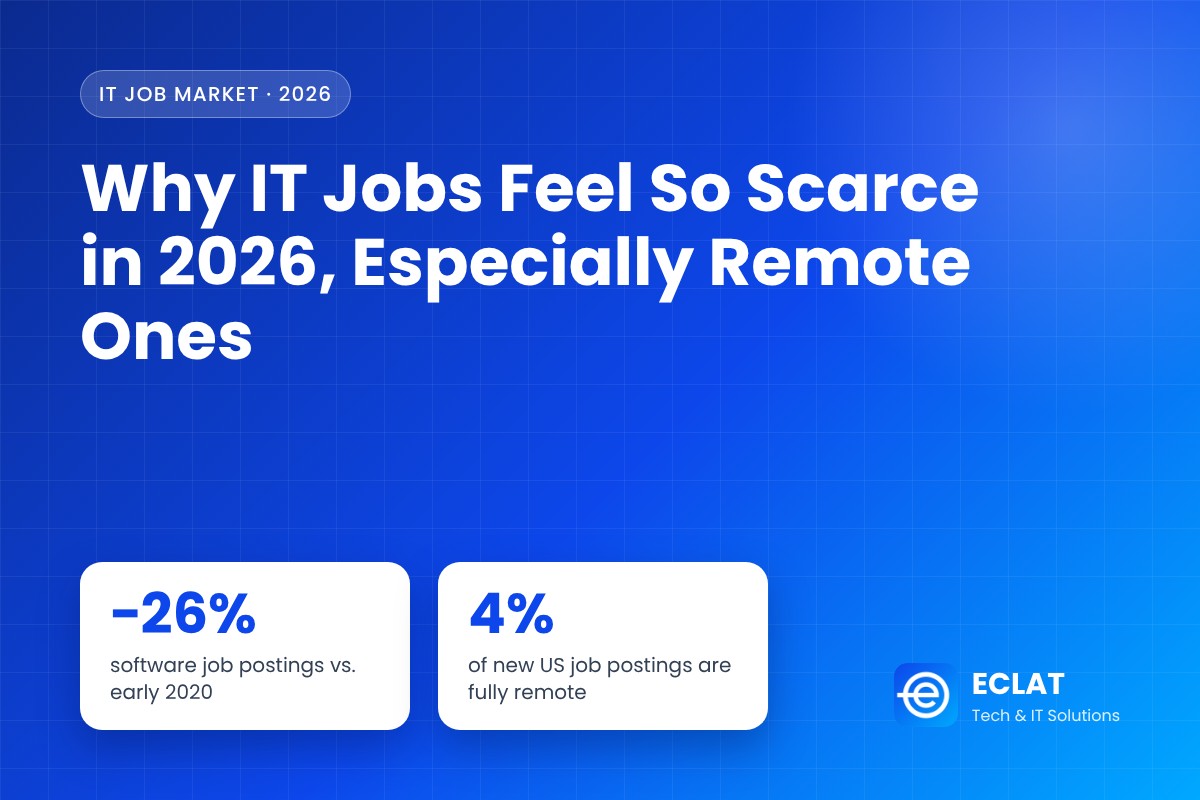 Why IT jobs feel scarce in 2026 article banner